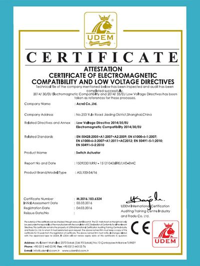 CE untuk ASL100-S4-16